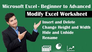 Excel Tutorials : How to Modify Excel worksheet  - Learn the Basics of excel step by step 2022