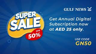 Gulf News 3-Day Super Sale offer