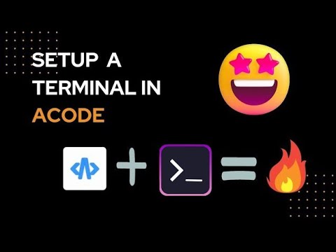 AcodeX Plugin Tutorial: Installation and Setup Guide for Acode Editor #linux #terminal