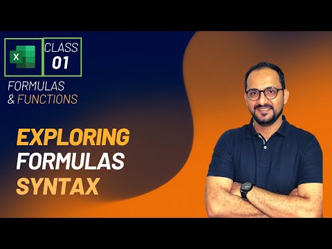 Get Started With Excel Formulas and Functions- The Syntax