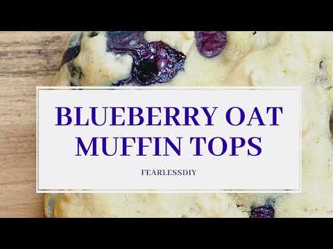 Blueberry Oat Muffin Tops