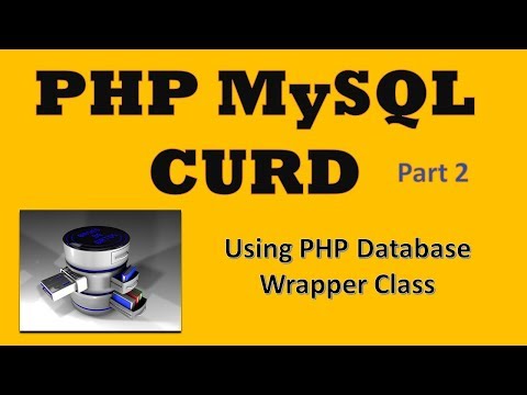#2 PHP MySQL CURD using MySQL Database Class