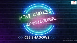 HTML And CSS Crash Course | CSS Shadows