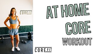 At Home Core Workout