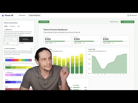 I made a Power BI theme generator!