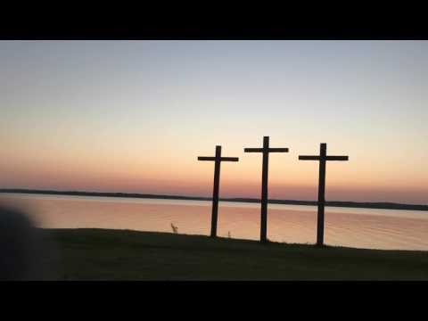 Sunrise Over Crosses