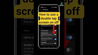 How to use  double tap screen on off Settings in realme  Android