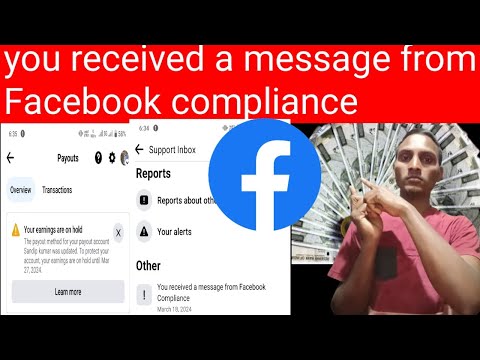 you received a message from Facebook compliance || Bank statement and national id card ||