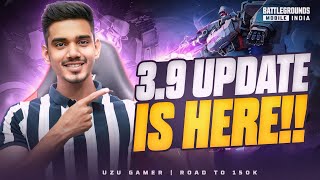 3.9 UPDATE IS HERE | NEW TRAIL CHALLENGE & HIGH KILLS  | BGMI LIVE | UZU GAMER