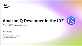Amazon Q Developer for .NET in the IDE | Amazon Web Services
