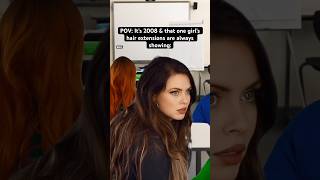 POV: It’s the #2000s & that one girl’s hair extensions are always showing. #2000sfashion #nostalgia