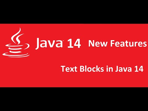 Java 14 new features  |Text Blocks in Java 14 | Java Beam
