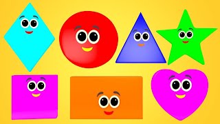 The Shapes Song | We are Shapes| Learn Shapes for Kids | Nursery Rhymes Songs | Toddler Learn Shapes