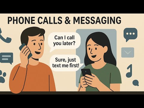 Phone Call English Conversation | Listen and Repeat – Messaging & Emergency Reporting Practice