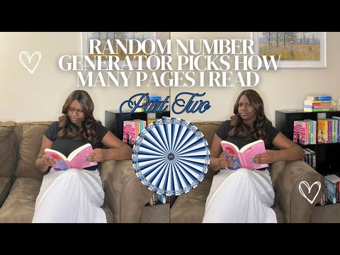 RANDOM NUMBER GENERATOR picks how many pages i read  (pt2)| spoiler free reading vlog