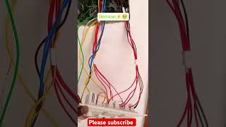 switch board connection 🧑🏼‍🔧#trending #home #electrician #wiring #shortfeed #viralshort #viralshorts