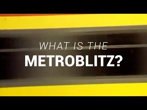 What was the METROBLITZ train?