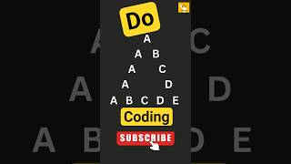 Hollow Alphabet Pattern Program in Java 🚀🧑🏻‍💻 #shorts #javaprogramming