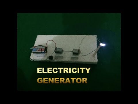 How To Make Mini Electricity Generator Model | Tech Ambition |