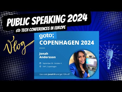 Jonah Andersson Vlog 2024: Ep.7 Speaking at GOTO Copenhagen 2024 (HD)