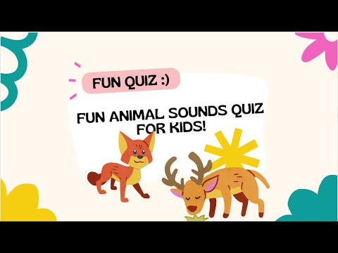 Fun Animal Sounds Quiz for Kids!