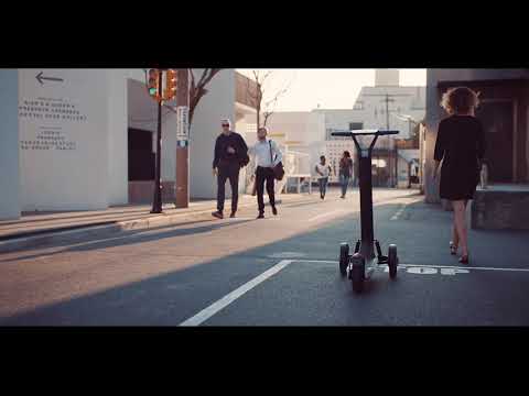 Segway kickscooter t60, the world's first semi-automatic remote dispatchable shared-scooter