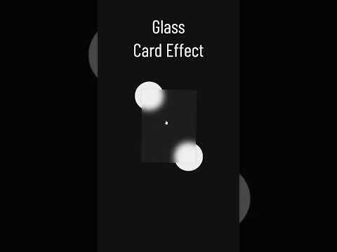 How to create Glass Card Effect with Html and Css #css #html #code #animation #cards #glass