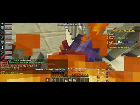 PvP contra mau_gamerYT  perspectiva de La_Espada_XD Mucho lag