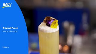 Non-alcoholic Tropical Punch mocktail recipe