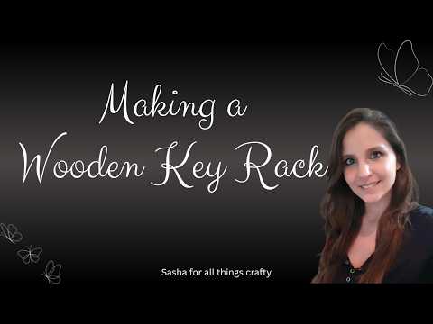 Making a wooden key rack.