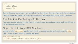 Mastering Flexbox for Perfect Vertical Alignment