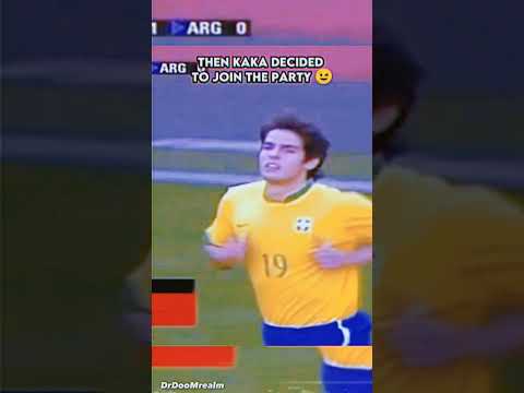 When Kaka Outplayed Ankhara Messi 🥶🥶