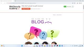 Lab 3: Web shell upload via path traversal