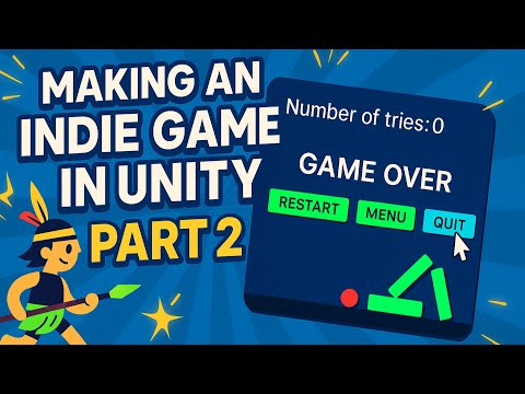 Making an Indie Game in Unity - Part 2 | Adding UI & AI-Powered Workflow (Timelapse)