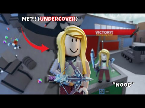 I PRETENDED TO BE An UNDERCOVER *NOOB* (Murder Mystery 2)