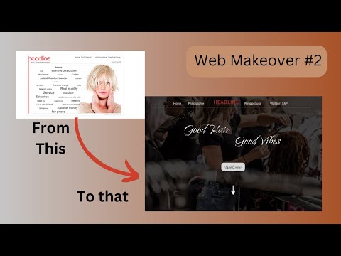 Web Makeover #2: Creating a new Design #design #website