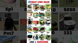 Indian Bikes Driving 3D || All NEW CHEATS CODES #shorts #short
