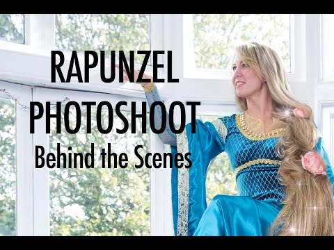 Rapunzel Photoshoot Behind the Scenes with Gareth Dix (GoPro Timelapse)