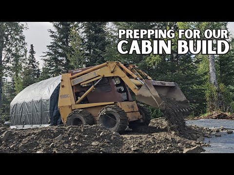 Concrete, Shelter Logic, and Parking Pad | Prepping for Our Cabin Build