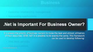 Dot Net Framework Development