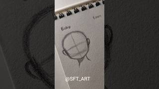 How to Draw a Girl's Head Using the Loomis Method #tutorial #girls  #sketch #shorts