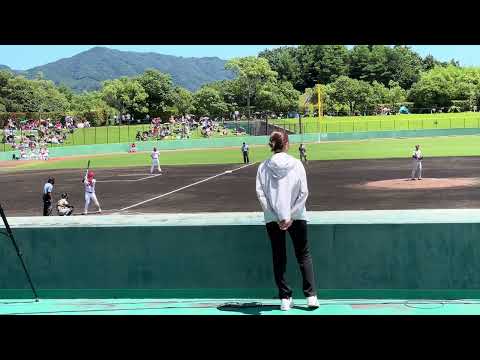 [4K] 23.7.16 4回裏 阪神川原陸が広島中村奨成をショートゴロに打ち取る