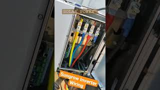 #Sungrow inverter AC Connection