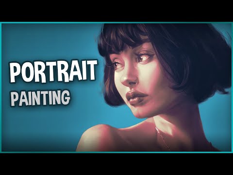 PORTRAIT DIGITAL PAINTING PROCESS
