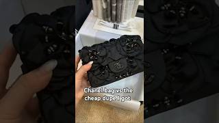 chanel bag vs dupe #channel #chanel #shortsfeed #bag #dupes #shorts