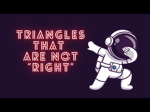 Trigonometry | Ep 2: Non-Right Angled Triangles | GCSE/O Level/A level