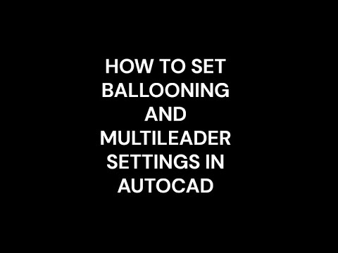 CXC/CSEC Technical Drawing | How to set ballooning and multileader settings in AUTOCAD