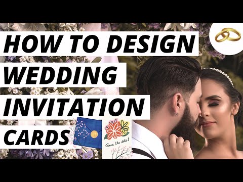 How to design Wedding Invitation Cards using Canva Free | DIY Invitation Card