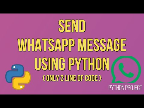 Messages on WhatsApp with a Python Script