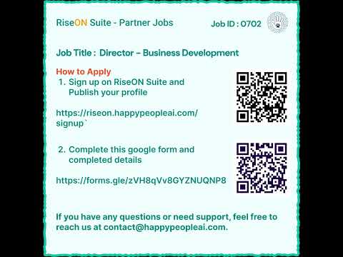 Director – Business Development (B2B Sales, UX/IT Consulting) | Partner Jobs | RiseON Suite